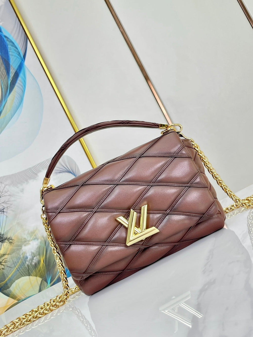 LOUIS VUITTON GO-14 MM 23 TAN