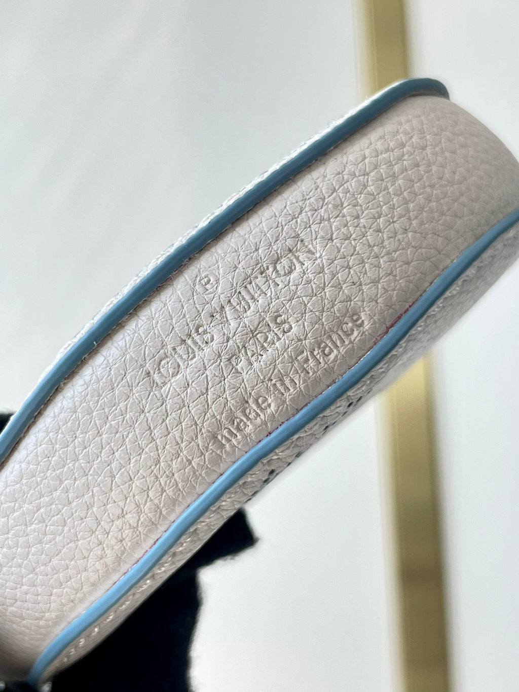 LOUIS VUITTON BELLA 22 IN WHITE PERFORATED CALFSKIN SILVER HARDWARE