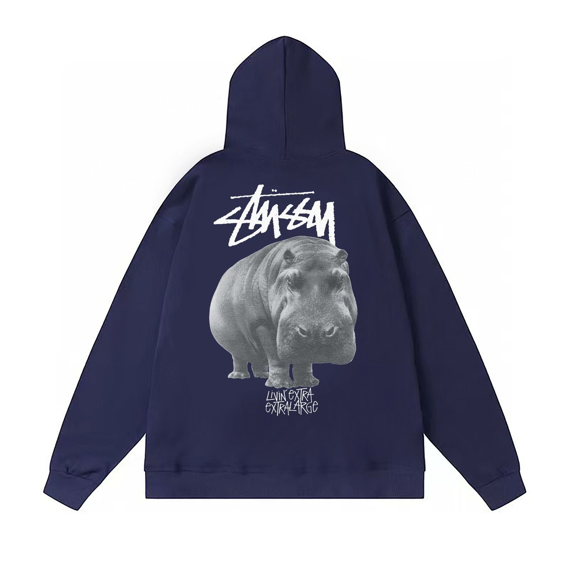 Stussy Hoodie Fall/Winter Fleece Hooded Sweater