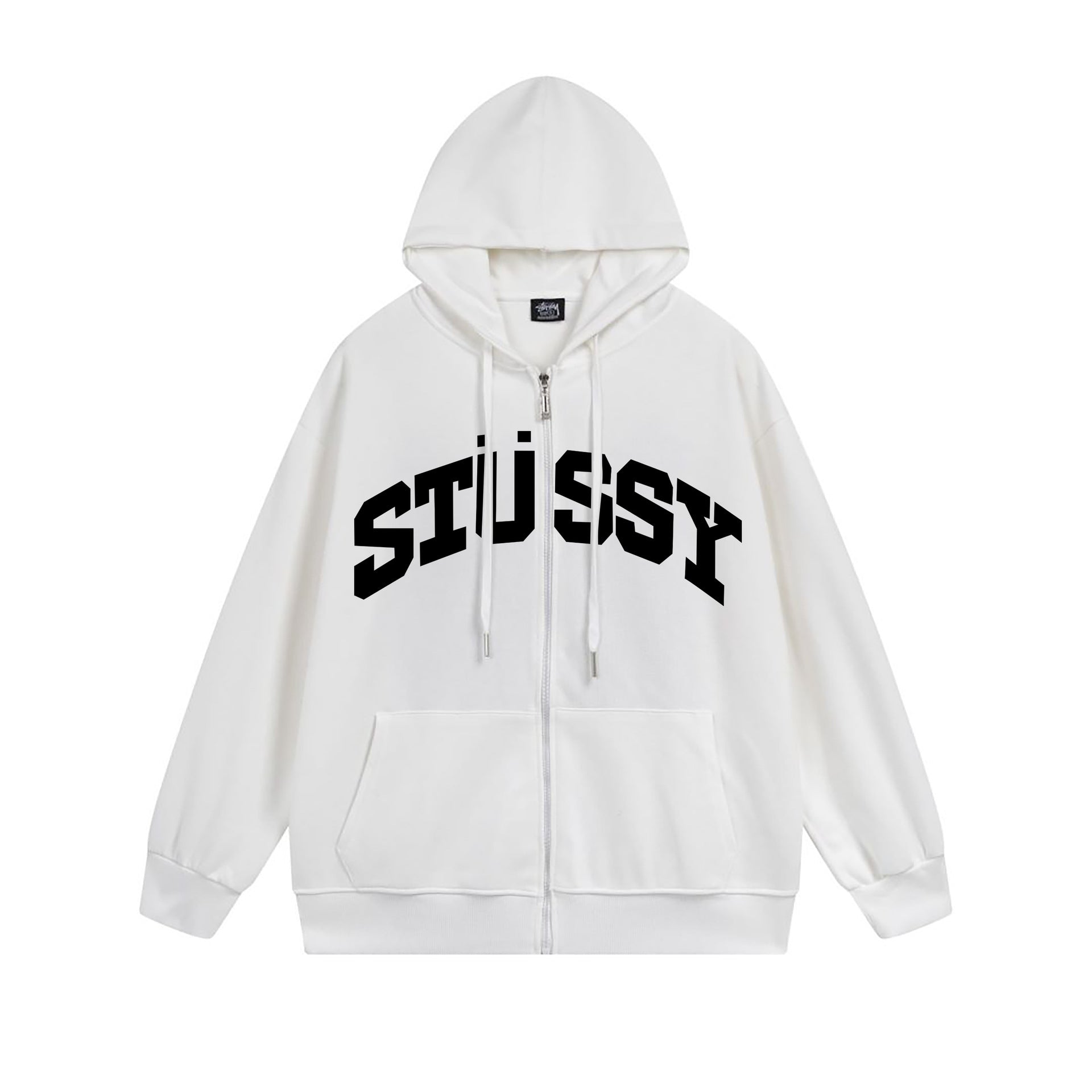 Stussy Hoodie Zip Cardigan Hooded Sweater
