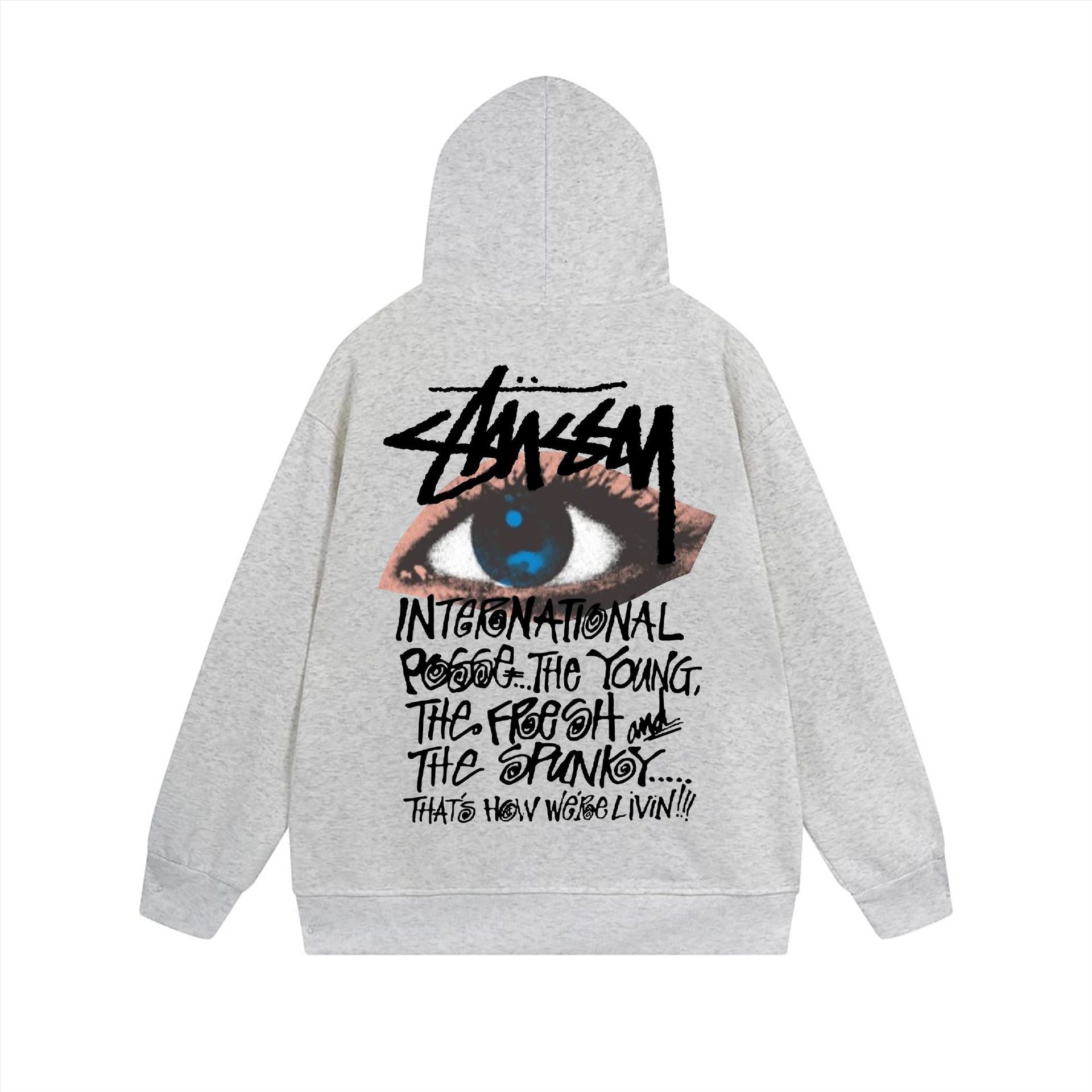 Stussy Hoodie Zip Cardigan Hooded Sweater