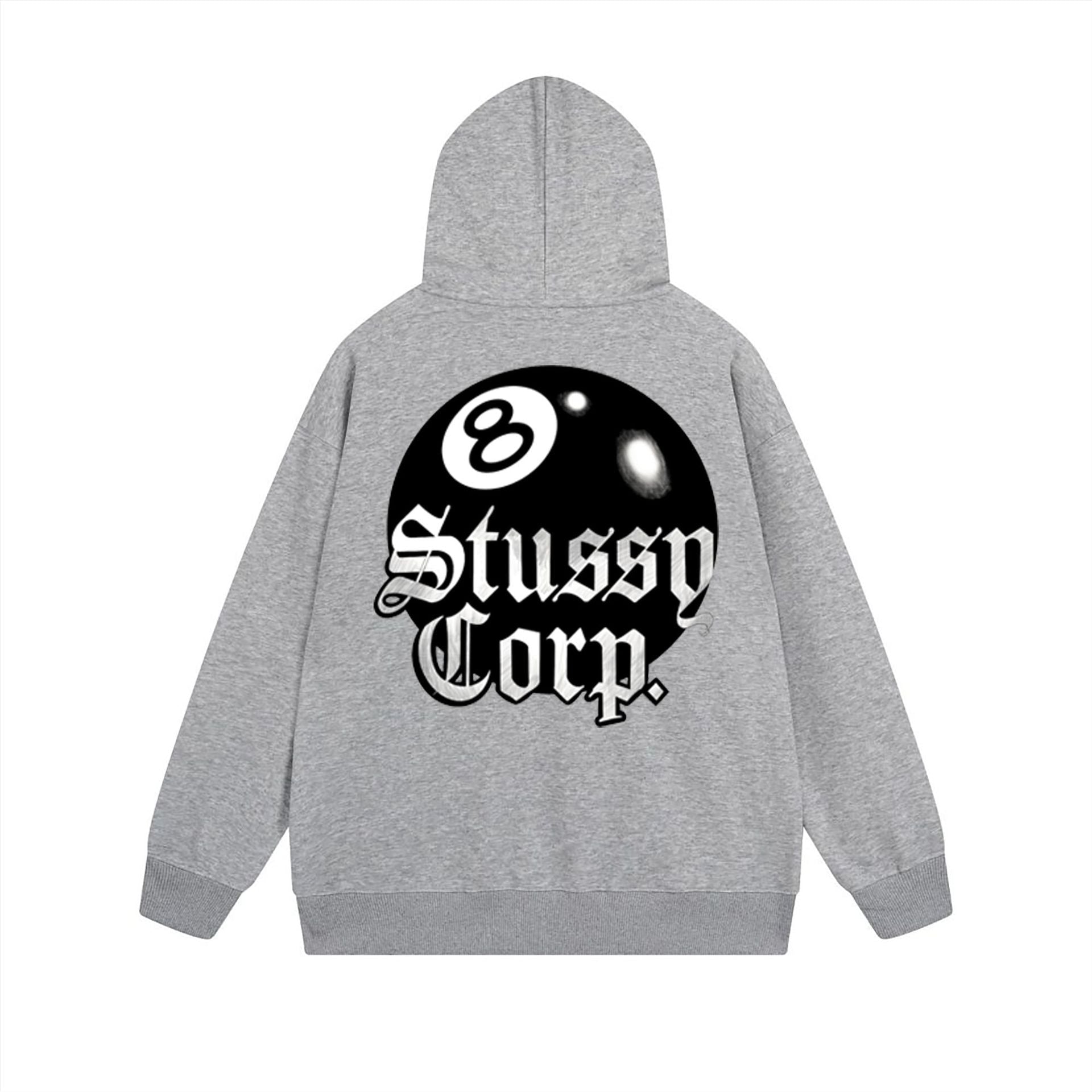 Stussy Hoodie Zip Cardigan Hooded Sweater