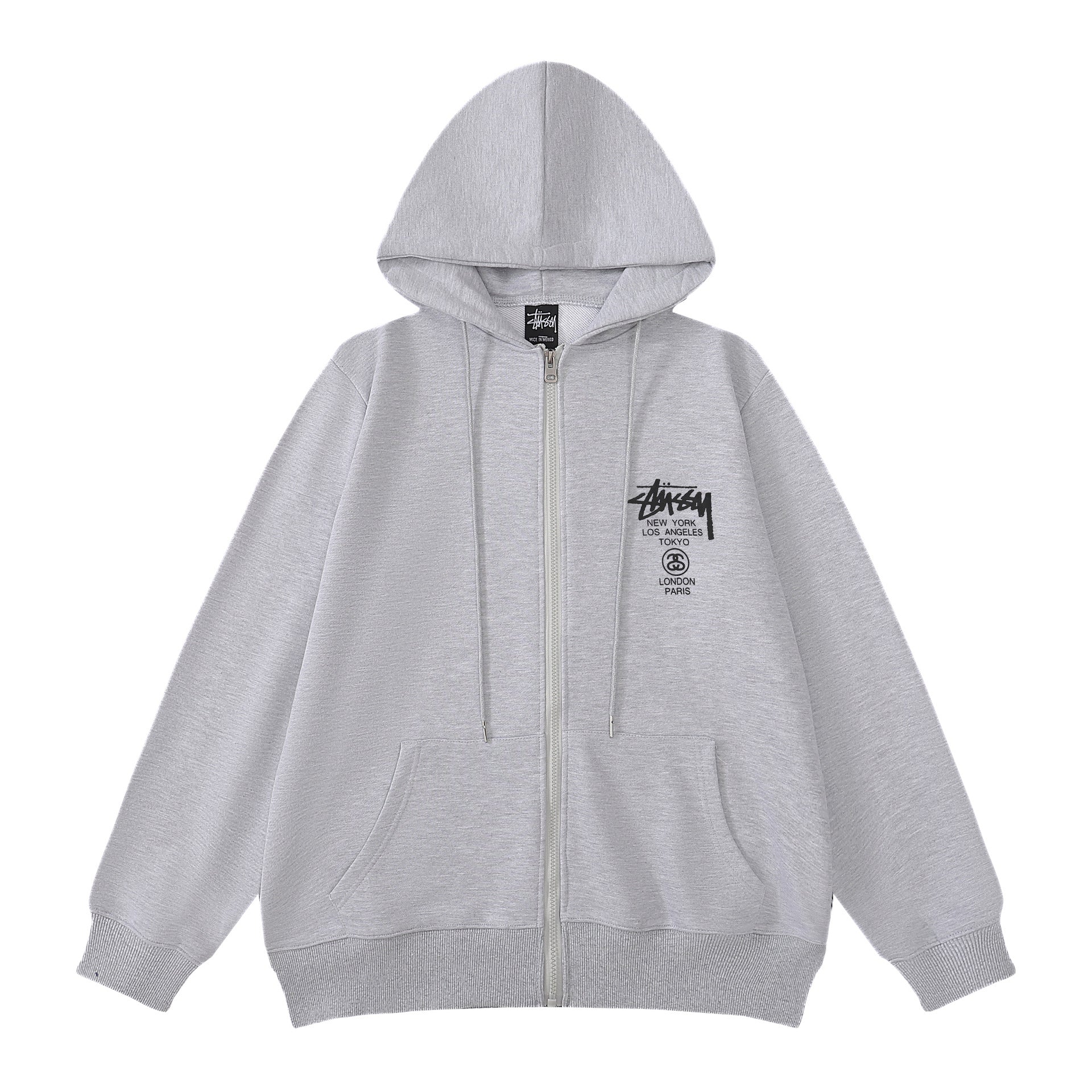 Stussy Hoodie Zip-Up Cardigan Classic Hooded Sweater