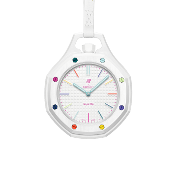 AP x Swatch Royal Pop HUIT BLANC