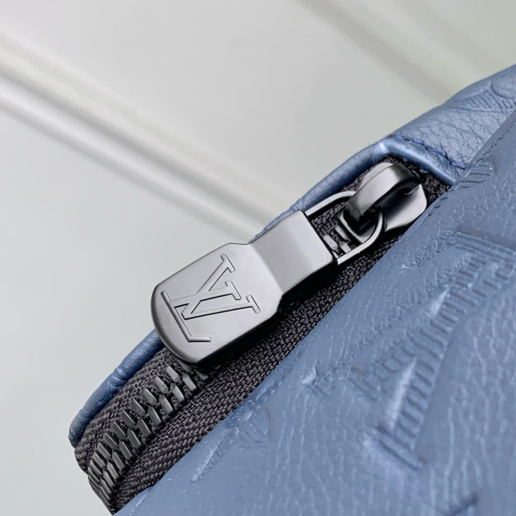 LOUIS VUITTON RUSH BUMBAG 30 IN DARK BLUE MONOGRAM SHADOW CALFSKIN