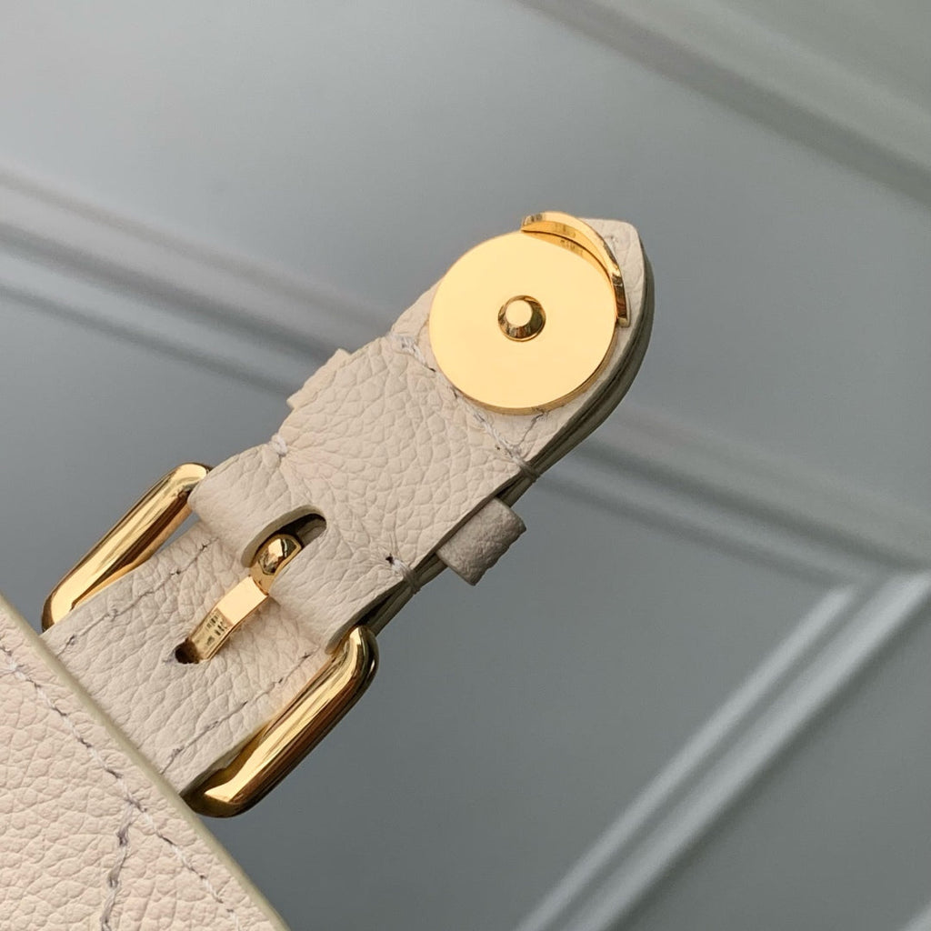 LOUIS VUITTON BACKUP BACKPACK 22 IN CREAM MONOGRAM EMPREINTE LEATHER