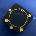 18K Double Gucci Letter Bracelet