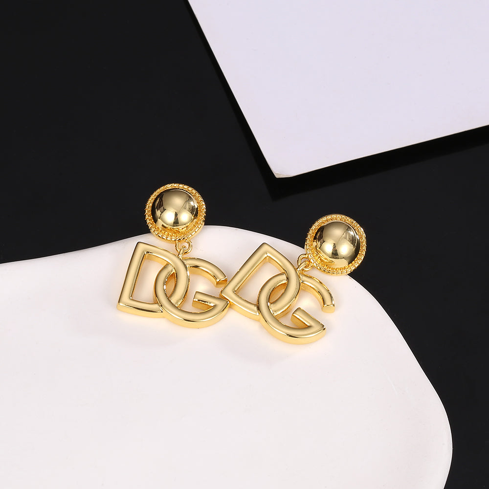 18K DG Gold Earrings