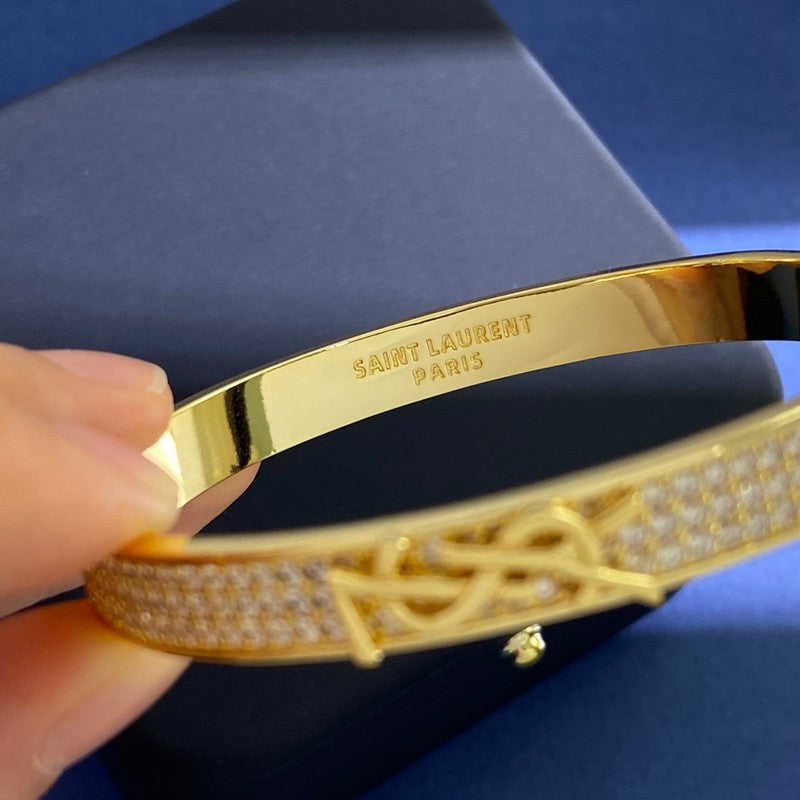 18K YSL Diamond Bracelet