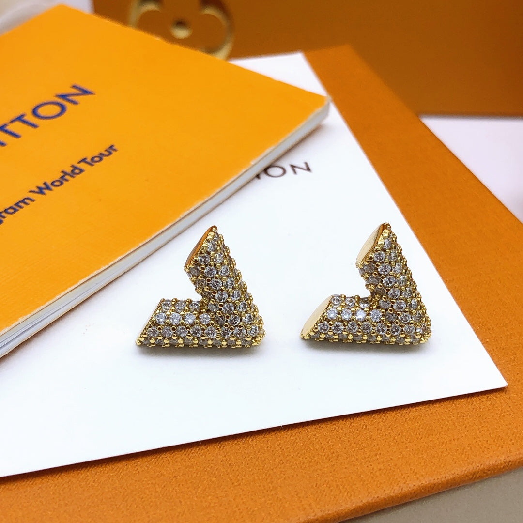 18K Louis Vuitton Diamonds Earrings
