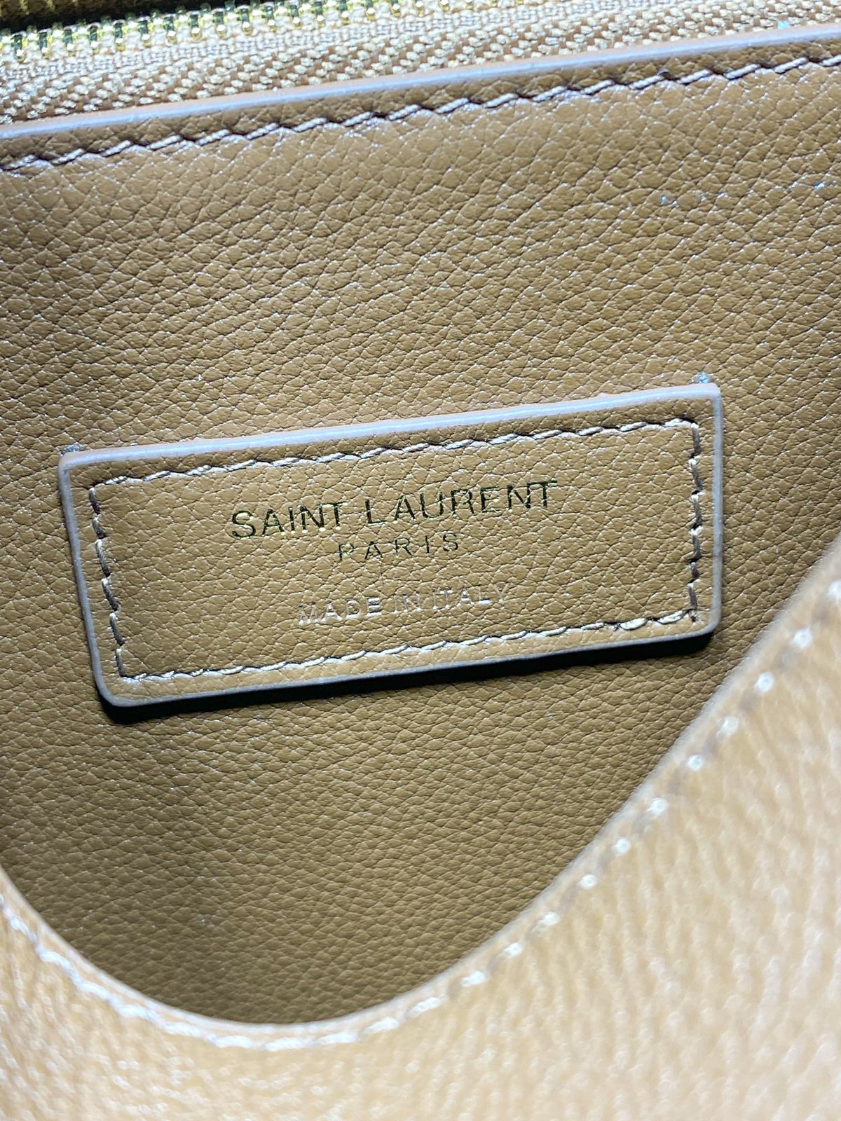 LE 5 À 7 LARGE SUPPLE BAG 31 IN TORTILLA BROWN CALFSKIN
