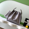 CHANEL 25S HOBO BAG 40 IN LILAC SILVER METALLIC CAVIAR