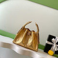 CHANEL 25S HOBO BAG 30 IN METALLIC GOLD CAVIAR LEATHER