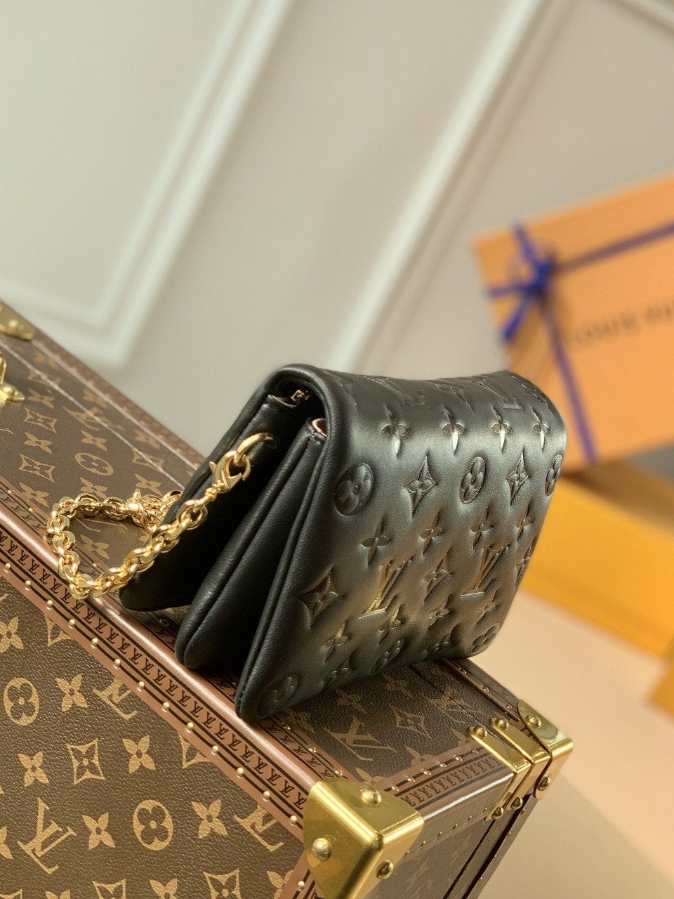 LOUIS VUITTON COUSSIN PM H27 BLACK